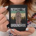グラウンド・ホッグ Respect The Groundhog コーヒーマグ 面白い贈り物