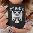 セルビア セルビア セルビア語 紋章 イーグル クロス 旗 キリル文字 コーヒーマグ 面白い贈り物