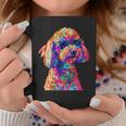 トイプードル愛好家デザイン ポップアート 面白いトイプードル 犬 長袖tシャツ コーヒーマグ 面白い贈り物