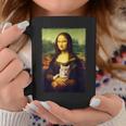 モナリザ と 猫 美術 教師 絵画 と 猫 恋人 コーヒーマグ 面白い贈り物
