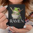 ラーメンを食べるカエルの麺 カワイイ 美的 日本アニメ コーヒーマグ 面白い贈り物