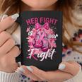 乳がん Her Fight Is Our Fight 乳がんグローブ コーヒーマグ 面白い贈り物