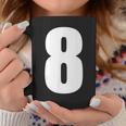 数字 8 数字 8 プレーン 白 数字 コーヒーマグ 面白い贈り物