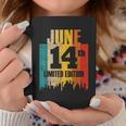 誕生日 6 月 14 日 レトロ ヴィンテージ コーヒーマグ 面白い贈り物