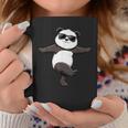 面白いパンダダンシングダンスポーズサングラス コーヒーマグ 面白い贈り物