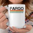 Fargo City レトロ ヴィンテージ ストライプ ギフトとお土産 コーヒーマグ 面白い贈り物