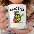 Guactar 面白い アボカド愛好家 食べ物 駄洒落プリント メンズ レディース キッズ コーヒーマグ 面白い贈り物