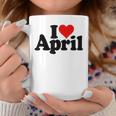 I Love Heart April Nameon A コーヒーマグ 面白い贈り物