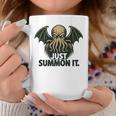 クトゥルフ、ただ召喚するだけ、面白い宇宙ホラークトゥルフカルト。 長袖tシャツ コーヒーマグ 面白い贈り物