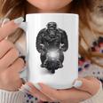 ゴリラ 動物 バイク ヘルメット コーヒーマグ 面白い贈り物
