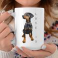 ドーベルマン シャツ ドーベルマン ピンシャー 犬 ママ お父さん 愛 ペット 子犬 コーヒーマグ 面白い贈り物