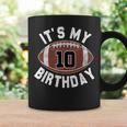 10歳の誕生日 フットボール 10歳 男の子 スポーツパーティー キッズ コーヒーマグ ギフトのアイデア