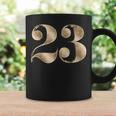 23 23 誕生日 お気に入り 数字 フルール・ド・リス コーヒーマグ ギフトのアイデア