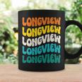 70S Longview 70年代のロングビュー 長袖tシャツ コーヒーマグ ギフトのアイデア