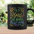 93 Years Of Being Awesome 93歳の誕生日 93歳 コーヒーマグ ギフトのアイデア