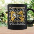 Cheer Mom Mama Bow Sport Cheerleader Cheerleading Yellow Coffee Mug Gifts ideas