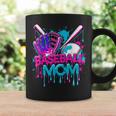 Cool Baseball Mom Neon Drip Sports Fan Coffee Mug Gifts ideas