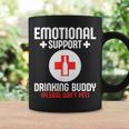 Emotionalupport Drinking Buddy Adultarcastic Humor コーヒーマグ ギフトのアイデア