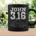 For Godo Loved The World John 316 聖書の言葉 キリスト教 コーヒーマグ ギフトのアイデア