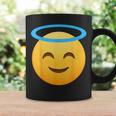 Emoticon Smiling Face With Halo Angel Coffee Mug Gifts ideas