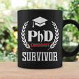 PhdurvivorFor Graduationtudent コーヒーマグ ギフトのアイデア