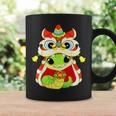 Happy Lunar Chinese New Year 2025 Cute Babynake Dragon コーヒーマグ ギフトのアイデア