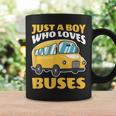 Just A Boy Who Loves Buses バス愛好家 バス愛好家 名言 コーヒーマグ ギフトのアイデア