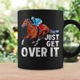 Just Get Over It 馬ショー ジャンピング乗馬 コーヒーマグ ギフトのアイデア