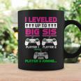 Leveled Up To Big Sister Again 2026 Promoted To Big Sister Coffee Mug Gifts ideas