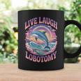 Live Laugh Lobotomy Dolphin Groovy コーヒーマグ ギフトのアイデア