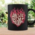 Long Live Hot Moms Retro Mom Humor Quote Coffee Mug Gifts ideas