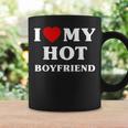 I Love My Hot Boyfriend シャツ マッチング I Heart My Boyfriend コーヒーマグ ギフトのアイデア