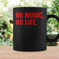 No Music No Life For All Music Lovers メンズレディース コーヒーマグ ギフトのアイデア