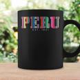 Peru Est 1821 ペルー風 ルーツ プライド ビンテージ ペルー風 コーヒーマグ ギフトのアイデア