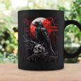 Raven Skull Moon Scary Black Gothic Spooky Black Crow Coffee Mug Gifts ideas Raven Skull Moon Scary Black Gothic Spooky Black Crow Coffee Mug Gifts ideas