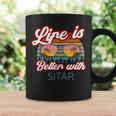 Sitar Players Saying 'Life Is Better With Sitar' Coffee Mug Gifts ideas