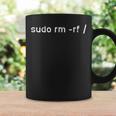 Sudo Rm -Rf Linuxysadmin コマンドライン プログラマー コーヒーマグ ギフトのアイデア
