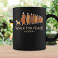 Walk For Peace Monks With Aloka Dog コーヒーマグ ギフトのアイデア