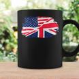 アメリカの国旗-ユニオンジャック-イギリスの国旗 Usa Flag Union Jack Uk Flag コーヒーマグ ギフトのアイデア