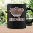 ウソデス Usodes かわうそです。《ブラウン 茶》コツメカワウソ かわいい ブランド パロディ 面白い コーヒーマグ ギフトのアイデア