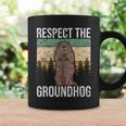 グラウンド・ホッグ Respect The Groundhog コーヒーマグ ギフトのアイデア