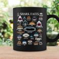 サメの種類 面白いサメの顔 サメの恋人 キッズ 先生 長袖tシャツ コーヒーマグ ギフトのアイデア