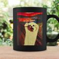 トイプードル 面白いtシャツ 犬 ムンクの叫び かわいい メンズ 子供 おもしろ 服 グッズ ネタ わんこ コーヒーマグ ギフトのアイデア