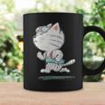 ネコ ねこ ランニング 子猫 ペット おもしろ 動物 ランナー イラスト コーヒーマグ ギフトのアイデア