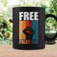 パレスチナ人のためのフリーパレスチナのレトロなビンテージデザイン 長袖tシャツ コーヒーマグ ギフトのアイデア