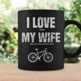 マウンテンバイク I Love When My Wife Lets Me Buy Another Bike コーヒーマグ ギフトのアイデア