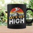 レトロヴィンテージスキー Let's Get High 長袖tシャツ コーヒーマグ ギフトのアイデア