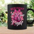 乳がん Her Fight Is Our Fight 乳がんグローブ コーヒーマグ ギフトのアイデア