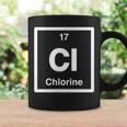 塩素 Cl 元素周期表 サイエンスギフト コーヒーマグ ギフトのアイデア