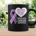 膵臓がん啓発 ハートトゥハート パープルリボン コーヒーマグ ギフトのアイデア